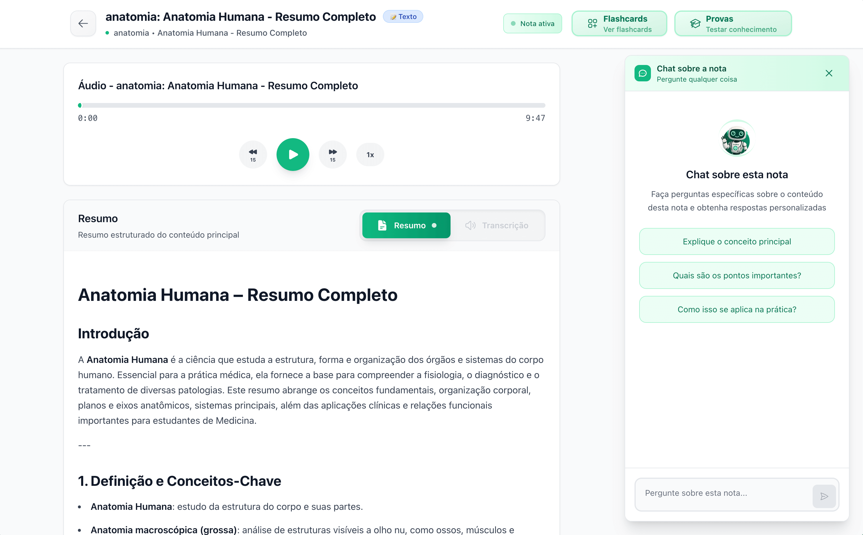Anotações médicas com IA