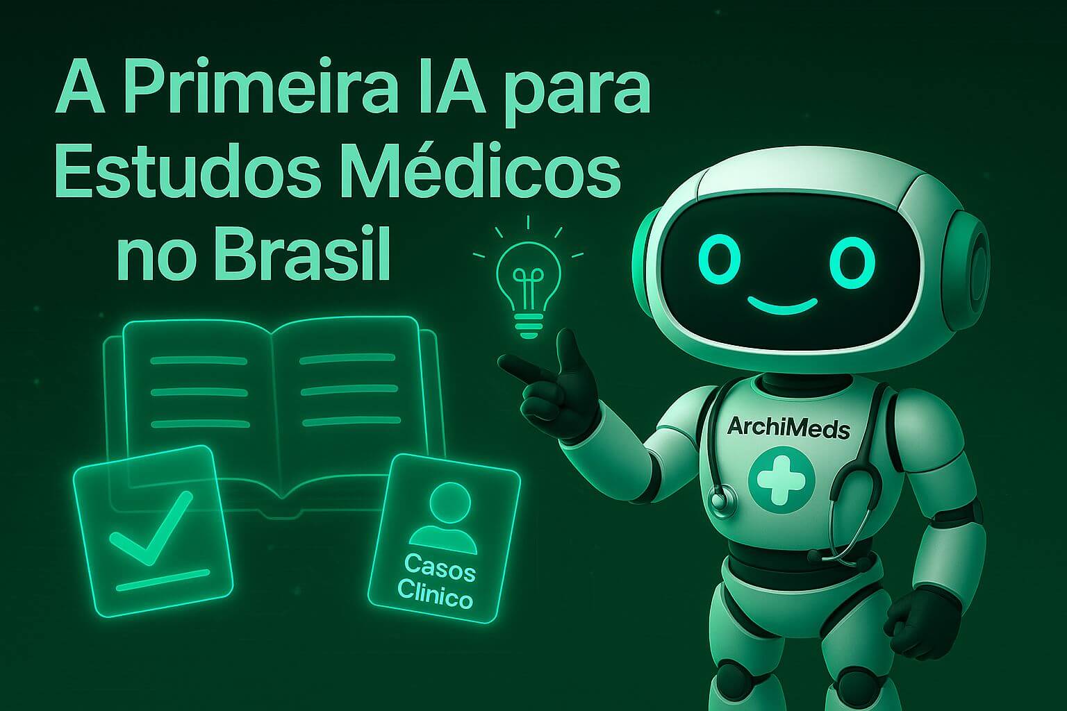 Imagem do artigo sobre archimeds para estudantes de medicina: A Primeira IA para Estudos Médicos no Brasil - Educação médica com IA ArchiMeds